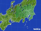 関東・甲信地方のアメダス実況(降水量)(2020年09月04日)