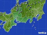 東海地方のアメダス実況(降水量)(2020年09月04日)