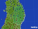 岩手県のアメダス実況(日照時間)(2020年09月04日)