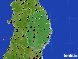 2020年09月04日の岩手県のアメダス(気温)