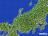 北陸地方のアメダス実況(風向・風速)(2020年09月04日)