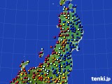 2020年09月05日の東北地方のアメダス(日照時間)