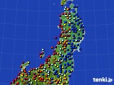 東北地方のアメダス実況(日照時間)(2020年09月05日)