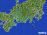 2020年09月05日の東海地方のアメダス(風向・風速)