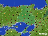 兵庫県のアメダス実況(気温)(2020年09月06日)