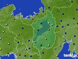 滋賀県のアメダス実況(日照時間)(2020年09月07日)