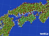 四国地方のアメダス実況(気温)(2020年09月07日)