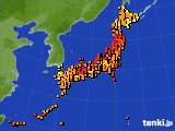 アメダス実況(気温)(2020年09月07日)