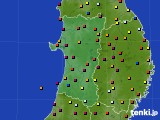 秋田県のアメダス実況(日照時間)(2020年09月08日)