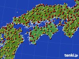 2020年09月08日の四国地方のアメダス(気温)