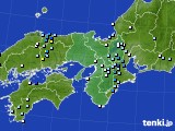 近畿地方のアメダス実況(降水量)(2020年09月09日)