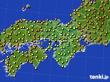 近畿地方のアメダス実況(気温)(2020年09月09日)