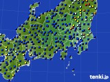 2020年09月10日の関東・甲信地方のアメダス(日照時間)