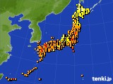 アメダス実況(気温)(2020年09月10日)