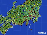 2020年09月11日の関東・甲信地方のアメダス(日照時間)