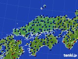 中国地方のアメダス実況(日照時間)(2020年09月11日)