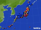 2020年09月11日のアメダス(日照時間)