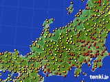 2020年09月11日の北陸地方のアメダス(気温)