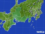 東海地方のアメダス実況(降水量)(2020年09月12日)