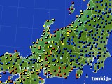 北陸地方のアメダス実況(日照時間)(2020年09月12日)