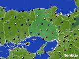 兵庫県のアメダス実況(日照時間)(2020年09月12日)