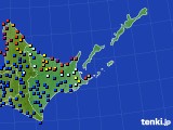 道東のアメダス実況(日照時間)(2020年09月13日)