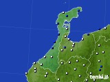2020年09月13日の石川県のアメダス(風向・風速)