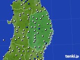 2020年09月13日の岩手県のアメダス(風向・風速)