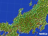2020年09月14日の北陸地方のアメダス(気温)