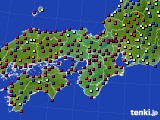 近畿地方のアメダス実況(日照時間)(2020年09月15日)