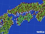 四国地方のアメダス実況(日照時間)(2020年09月15日)