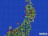 2020年09月16日の東北地方のアメダス(日照時間)
