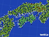 四国地方のアメダス実況(日照時間)(2020年09月16日)