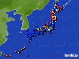 アメダス実況(日照時間)(2020年09月16日)