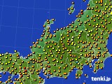2020年09月17日の北陸地方のアメダス(気温)
