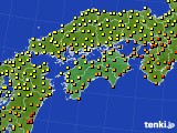 アメダス実況(気温)(2020年09月18日)