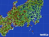 2020年09月19日の関東・甲信地方のアメダス(日照時間)