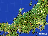 2020年09月19日の北陸地方のアメダス(気温)