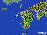 九州地方のアメダス実況(気温)(2020年09月19日)