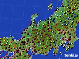 北陸地方のアメダス実況(日照時間)(2020年09月21日)