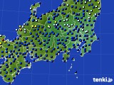 2020年09月22日の関東・甲信地方のアメダス(日照時間)