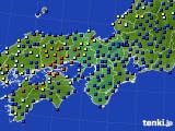 近畿地方のアメダス実況(日照時間)(2020年09月22日)