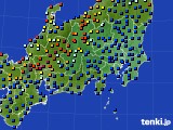 関東・甲信地方のアメダス実況(日照時間)(2020年09月23日)