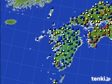 九州地方のアメダス実況(日照時間)(2020年09月23日)