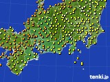 東海地方のアメダス実況(気温)(2020年09月23日)