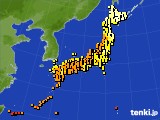 アメダス実況(気温)(2020年09月23日)