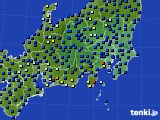 2020年09月24日の関東・甲信地方のアメダス(日照時間)