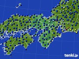 近畿地方のアメダス実況(日照時間)(2020年09月24日)