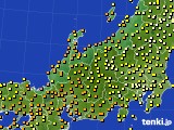 2020年09月24日の北陸地方のアメダス(気温)