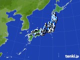 アメダス実況(降水量)(2020年09月25日)